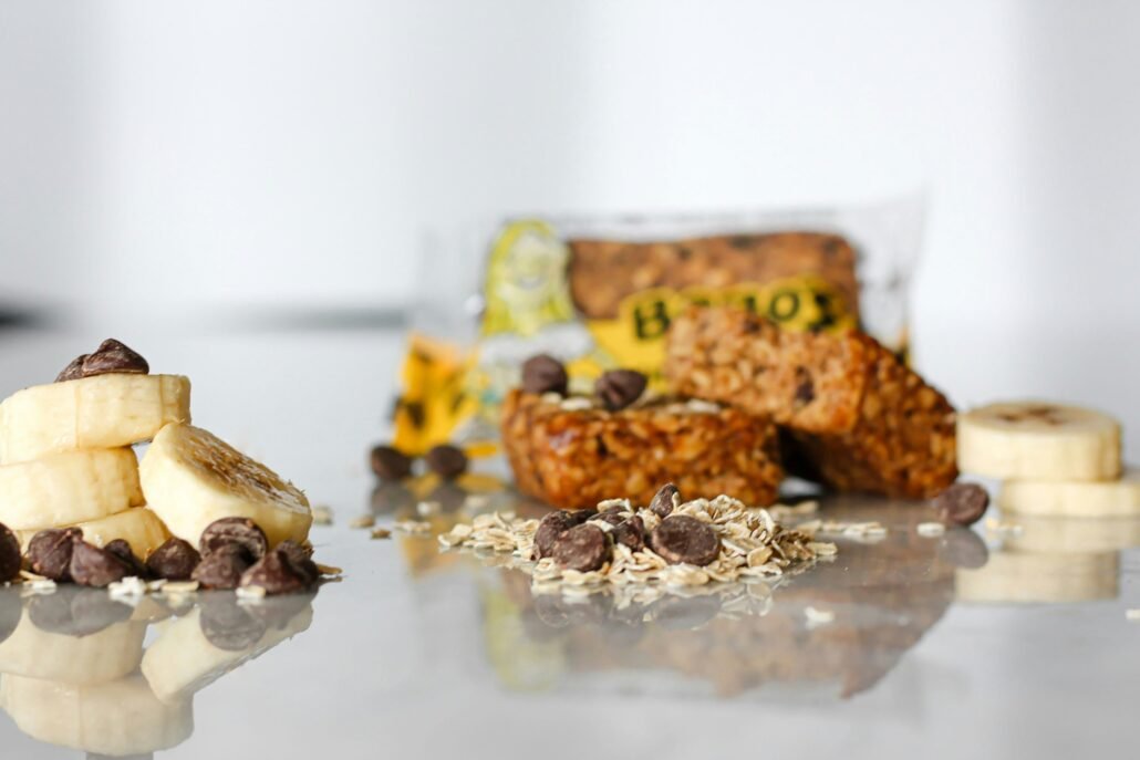 Protein bars ready for a gym snack wall