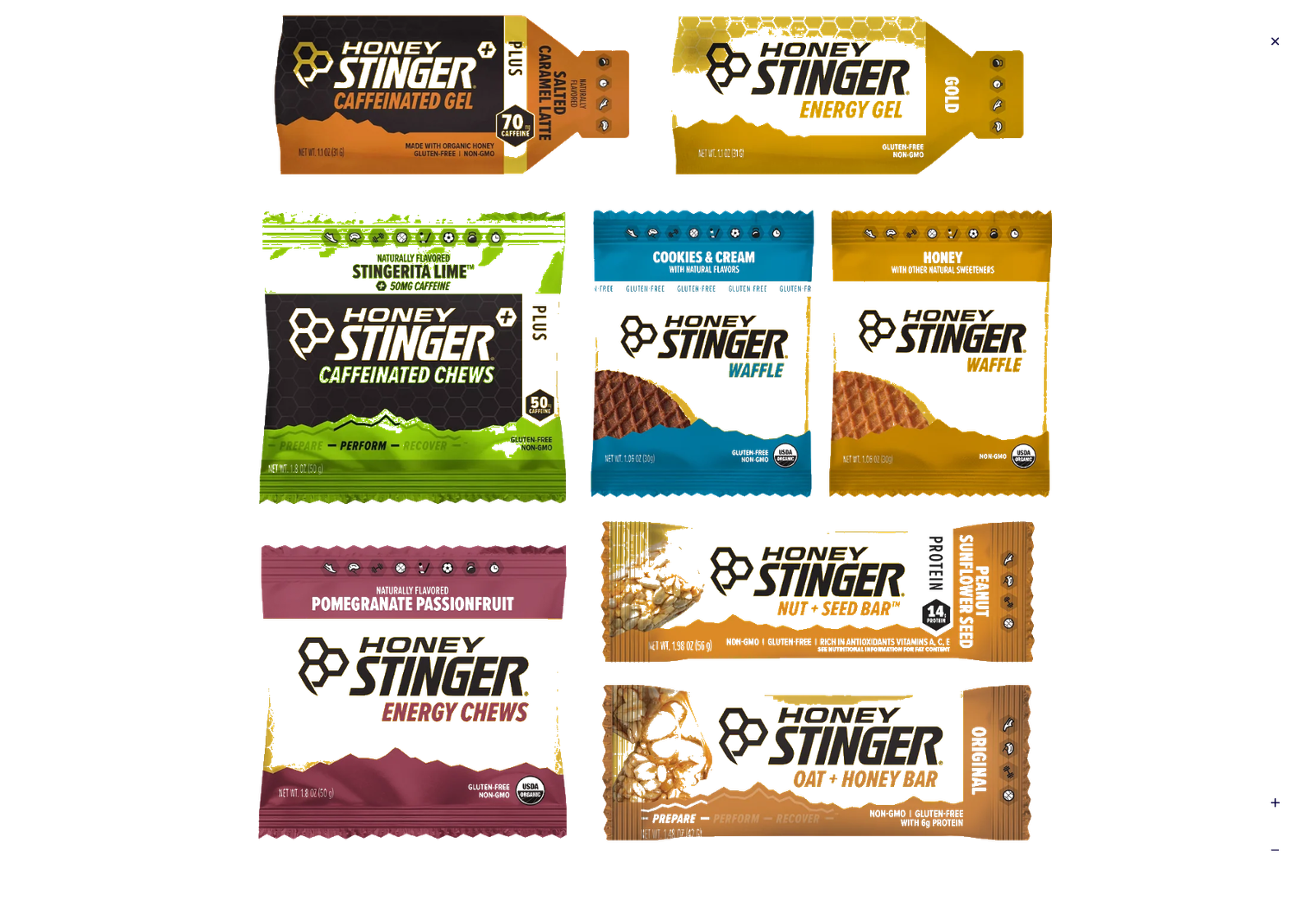 Honey Stinger wholesale energy waffles and chews for gyms